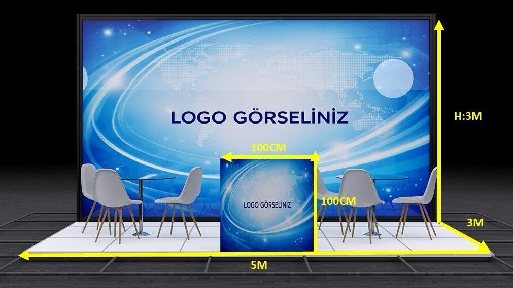 15 m² stand görseli